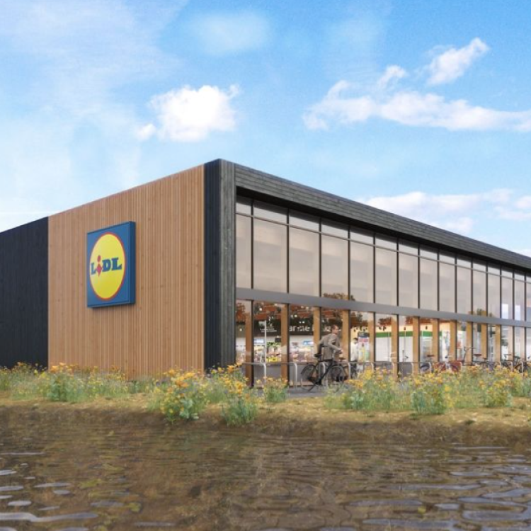 Lidl bouwt eerste energie- en CO2-neutrale supermarkt van Nederland